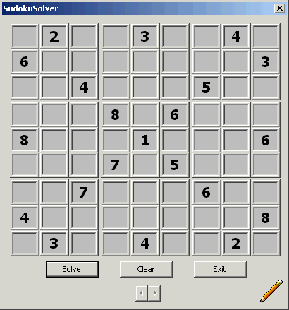 SudokuSolver Blank Window